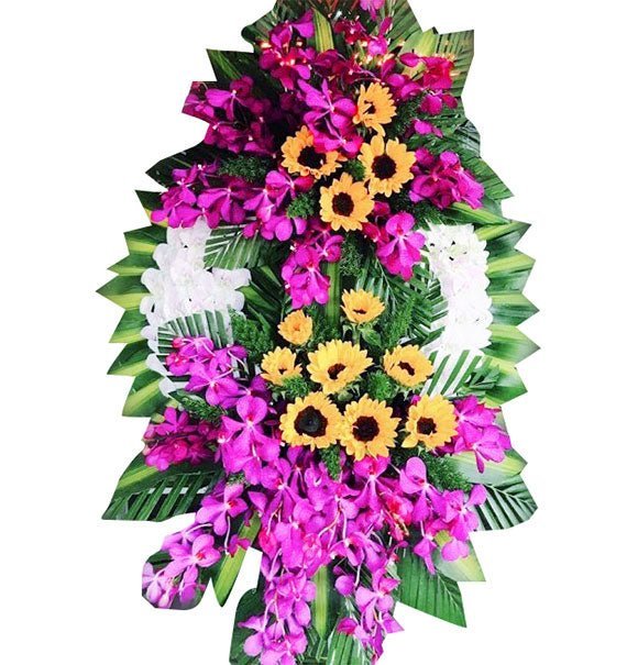 Hoa Chia Buồn Tông Tím