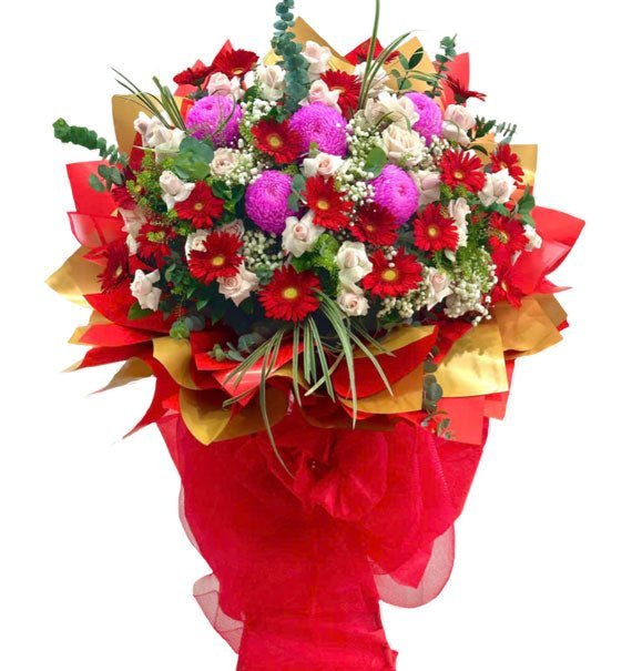 Kệ Hoa Đồng Tiền & Cúc Mẫu Đơn