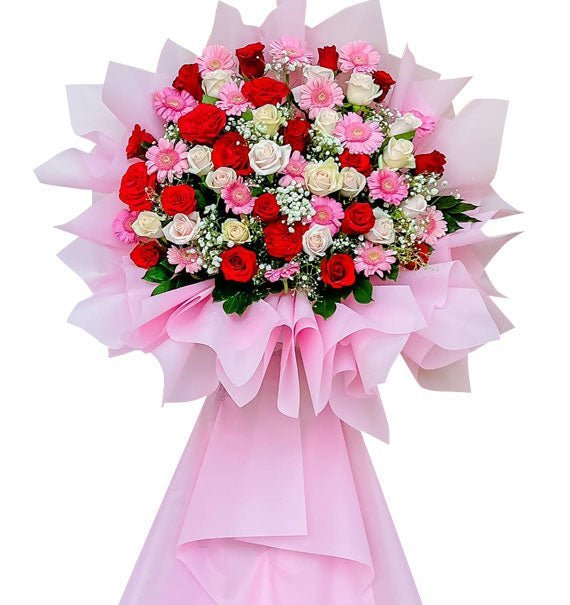 Kệ Khai Trương Hồng & Đồng Tiền
