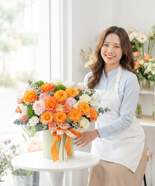 Kệ Hoa Khai Trương Phát Tài Lộc 1