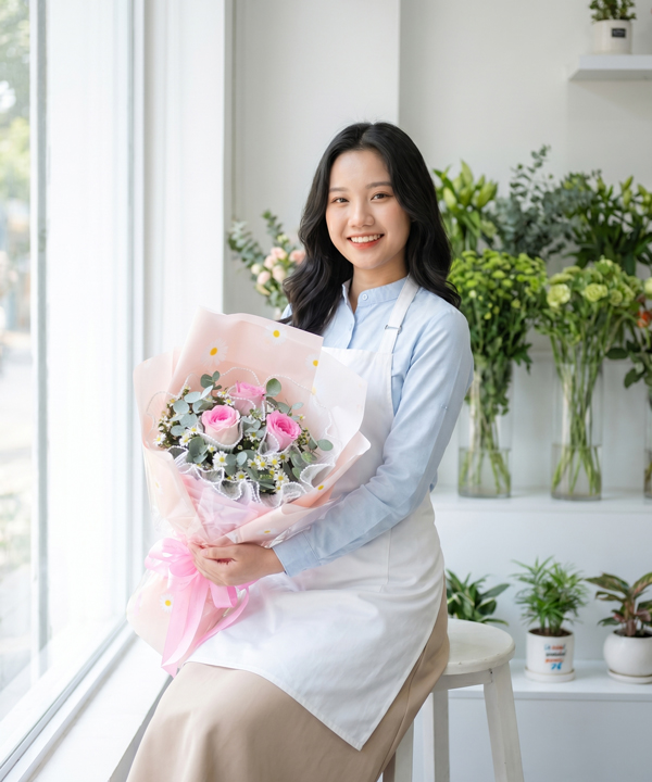 Bó Hoa Cúc Họa Mi Tinh Tế 1
