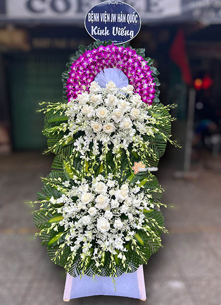 Hoa đám tang Hoà Tiến - Tiệm Hoa Florist