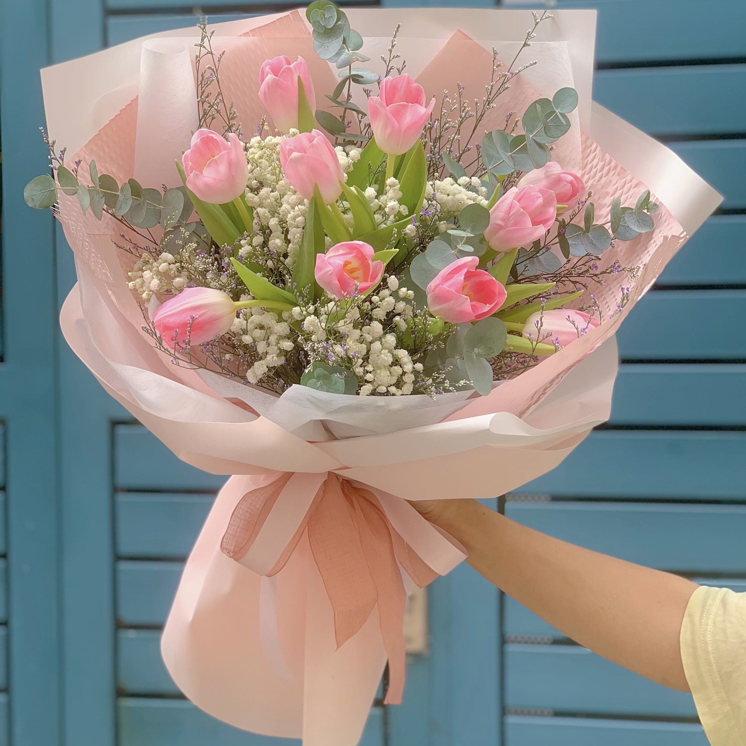 Hoa tulip hồng đẹp